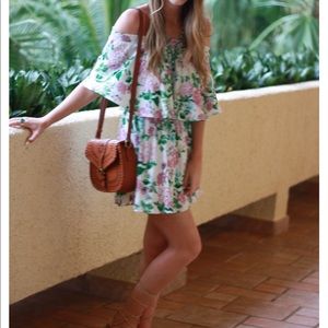 Show Me Your Mumu Off the Shoulder Dress Small